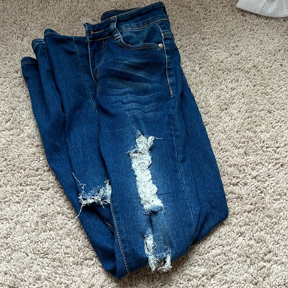 Ripped Fashion Nova Jeans